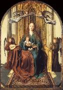 Quentin Massys The Virgin and Child Enthroned,with four Angels USA oil painting artist